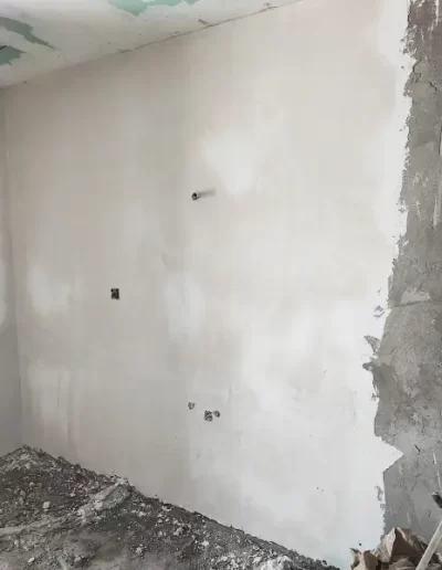 trabajo de refilo bano jologar pared terminada